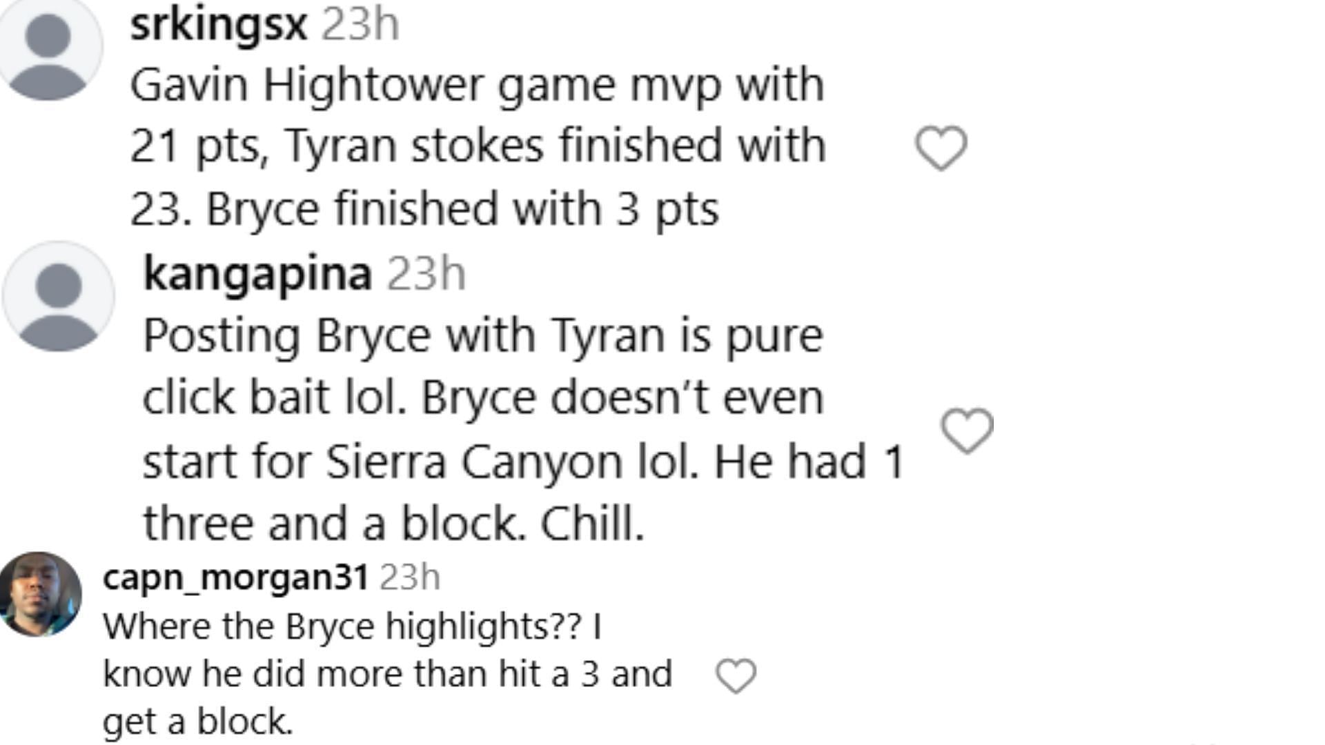 Hoops fans react to Bryce James&#039; performance in Sierra Canyon&#039;s win over Notre Dame at NBA&#039;s Intuit Dome (IG)