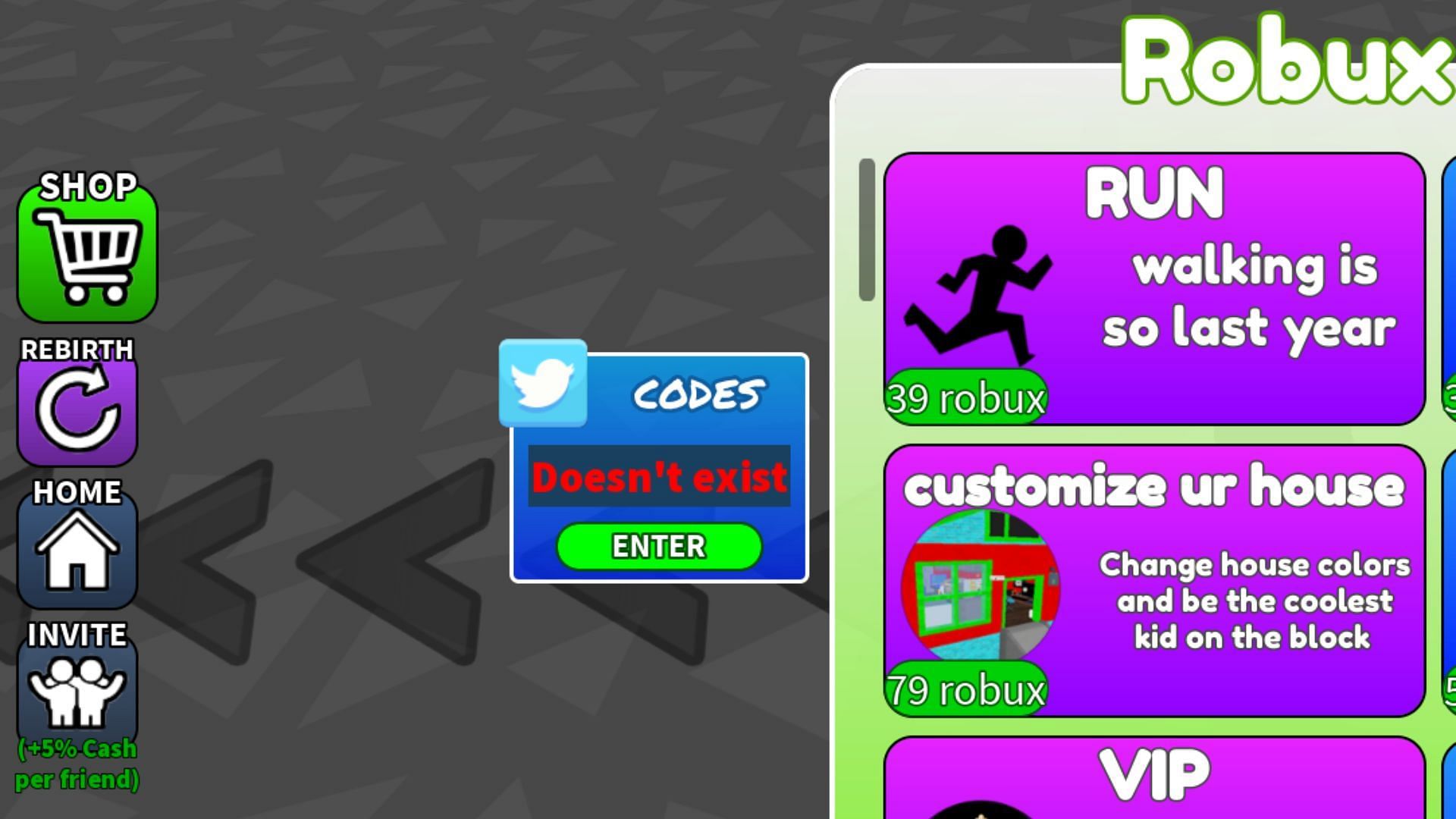 Make Games to Become Rich and Famous invalid code issue (Image via Roblox)