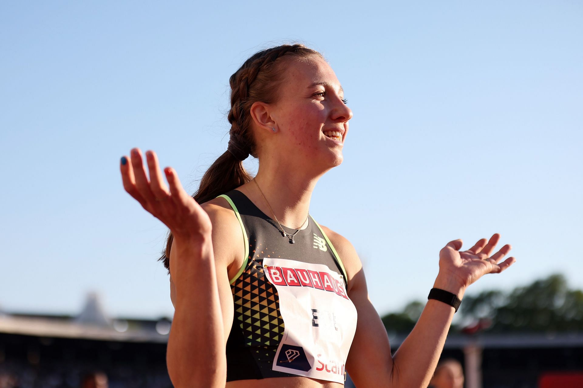 Bol competing for the Netherlands at 2024 Stockholm Diamond League (Image via: Getty Images)