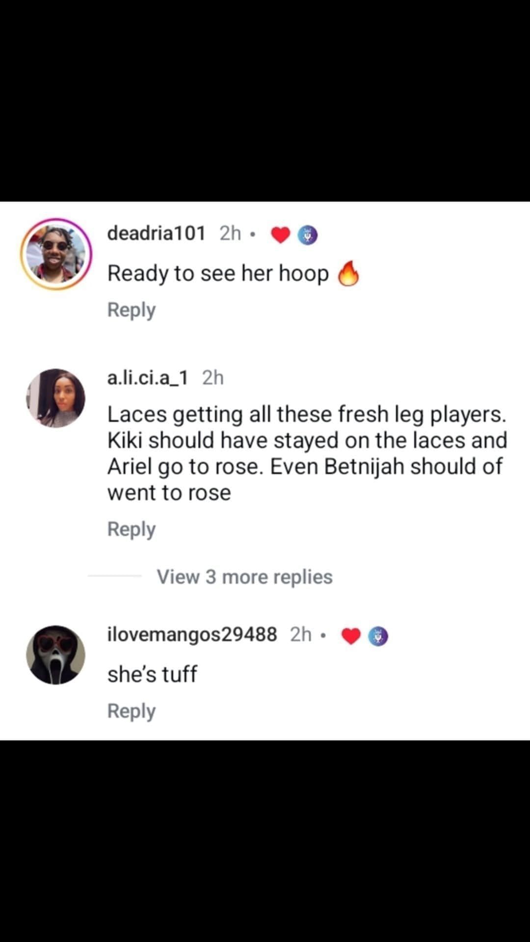 Other netizens expressed their excitement to see Ariel Atkins play. Credit: Unrivaled/IG