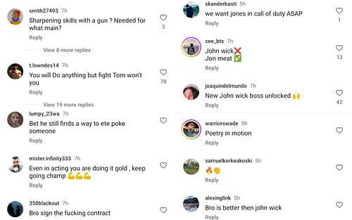 Fan reactions. [Screenshots courtesy: @jonnybones on Instagram]