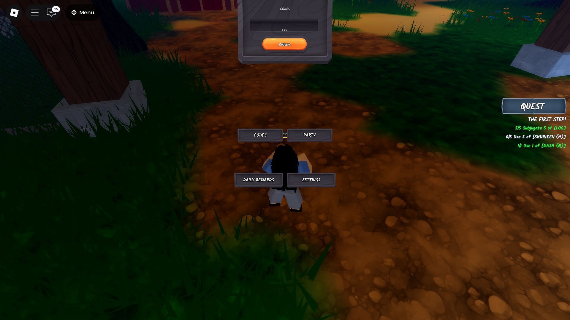 Codebox in Ninja Time (Image via Roblox)