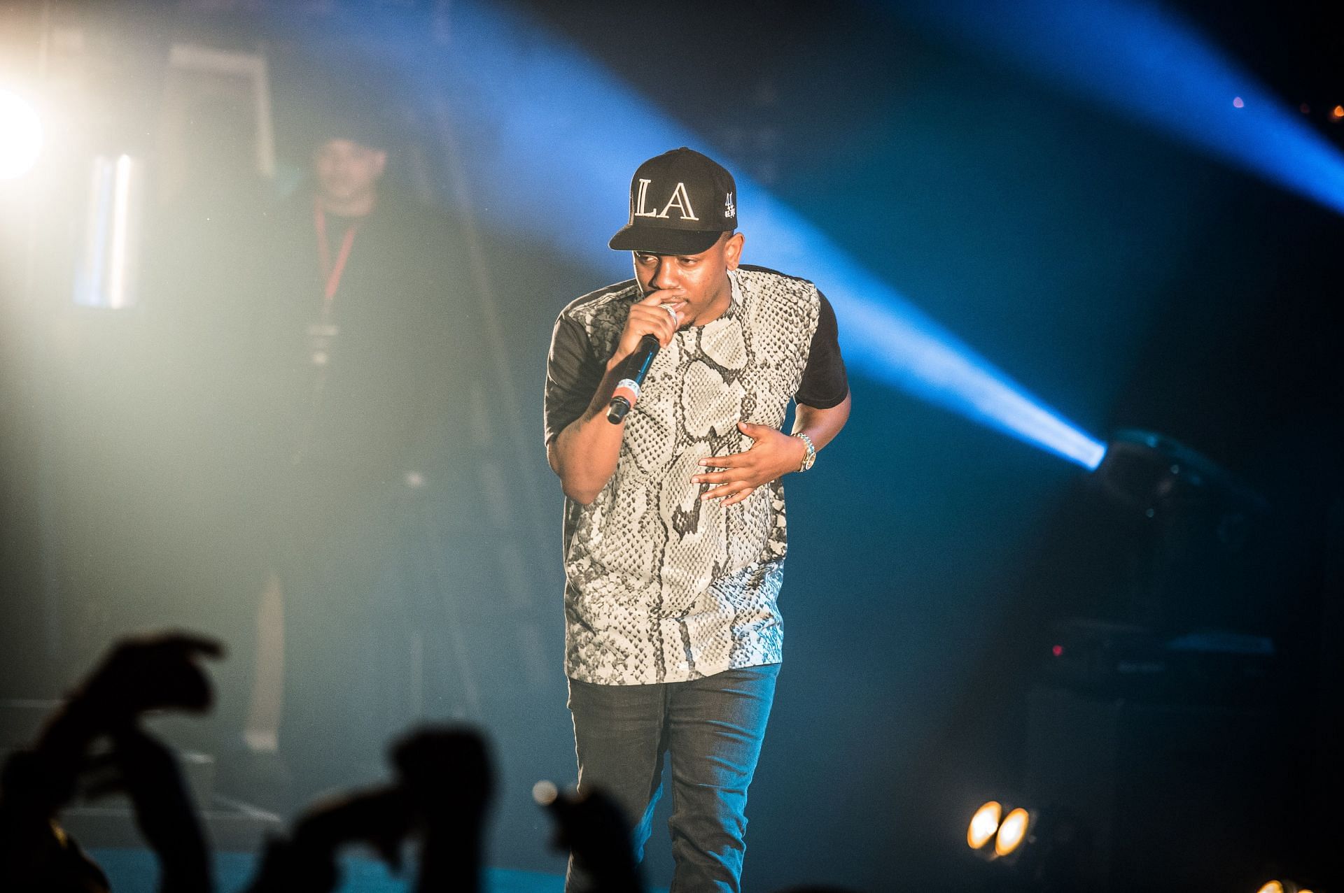 Kendrick Lamar in concert at Le Bataclan in 2013. Source: Getty