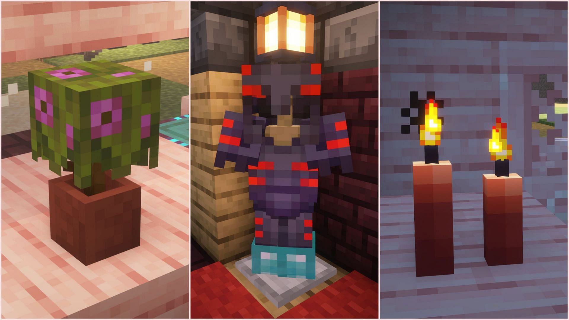 There are many easy and small ways to decorate your base (Image via Sportskeeda Gaming/Mojang)