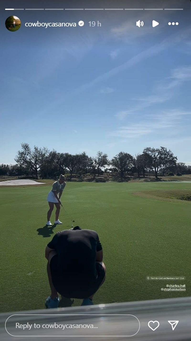 Charley Hull Tees off at Ritz Golfing Club