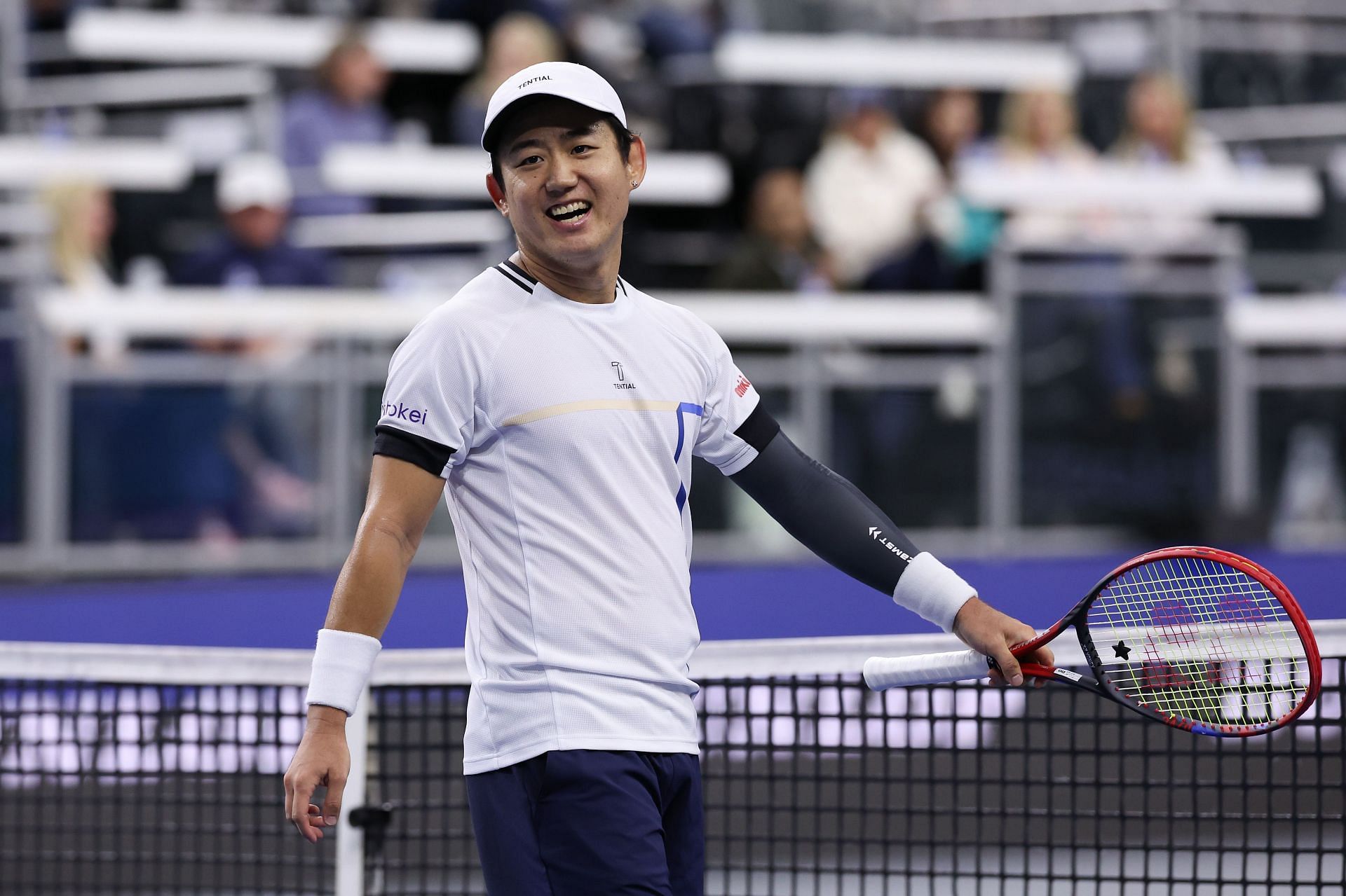 Yoshihito Nishioka at the Dallas Open 2025. (Photo: Getty)