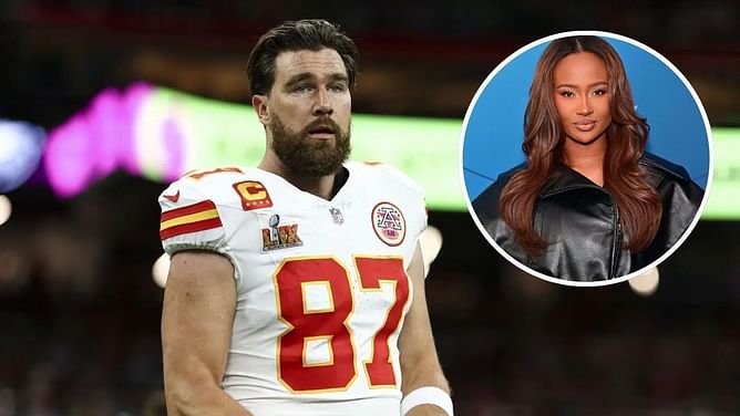 IN PHOTOS: Travis Kelce's ex-girlfriend Kayla Nicole celebrates Eagles Super Bowl win with confetti