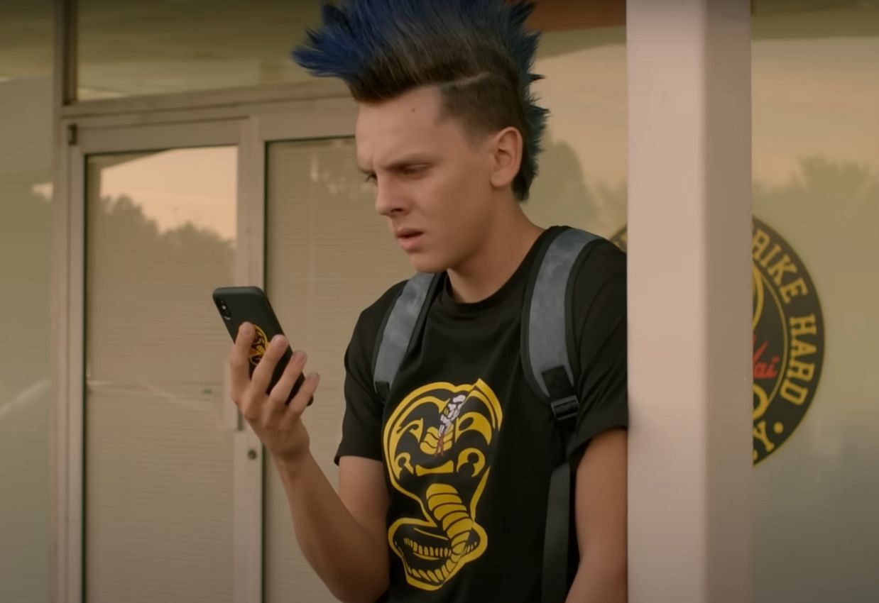 Jacob Bertrand as Hawk in Cobra Kai season 2 (Image via Cobra Kai)