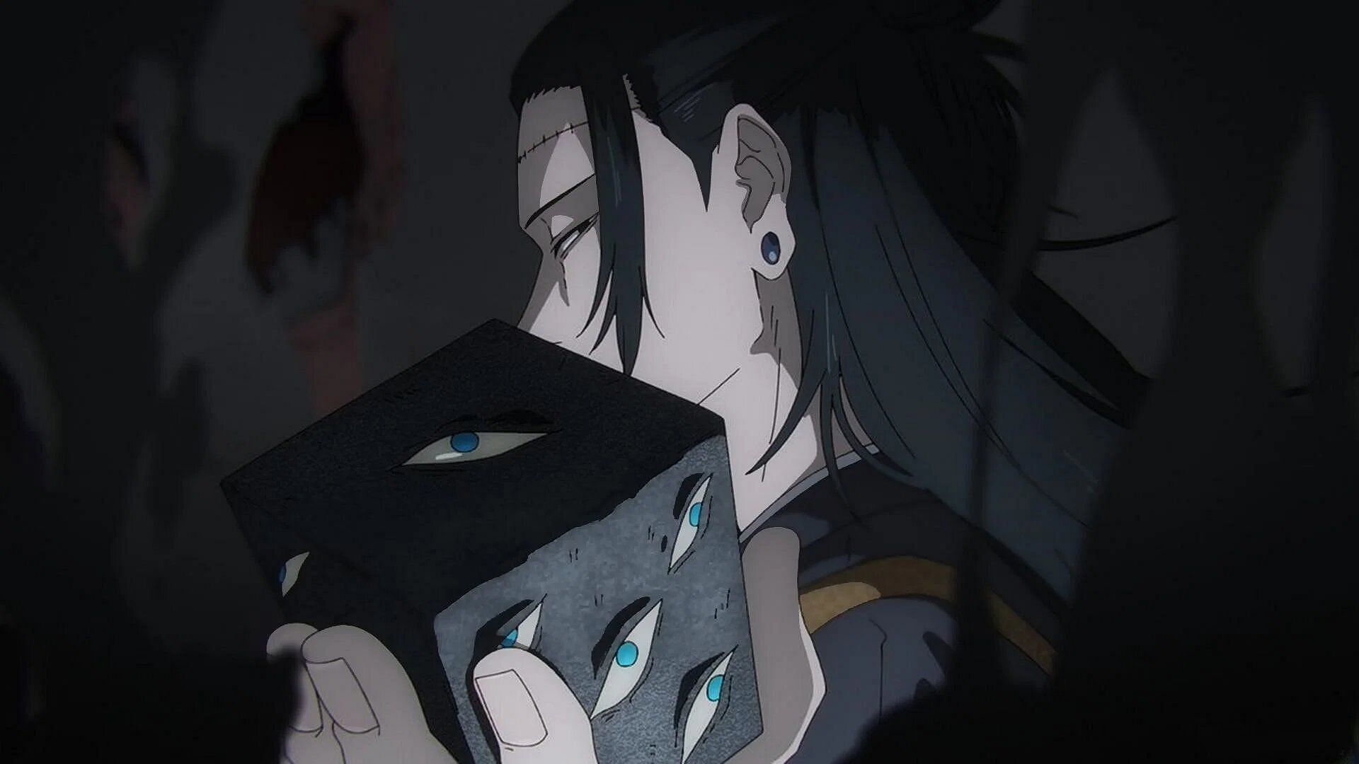 Kenjaku at the end of the second season of the anime (Image via MAPPA).