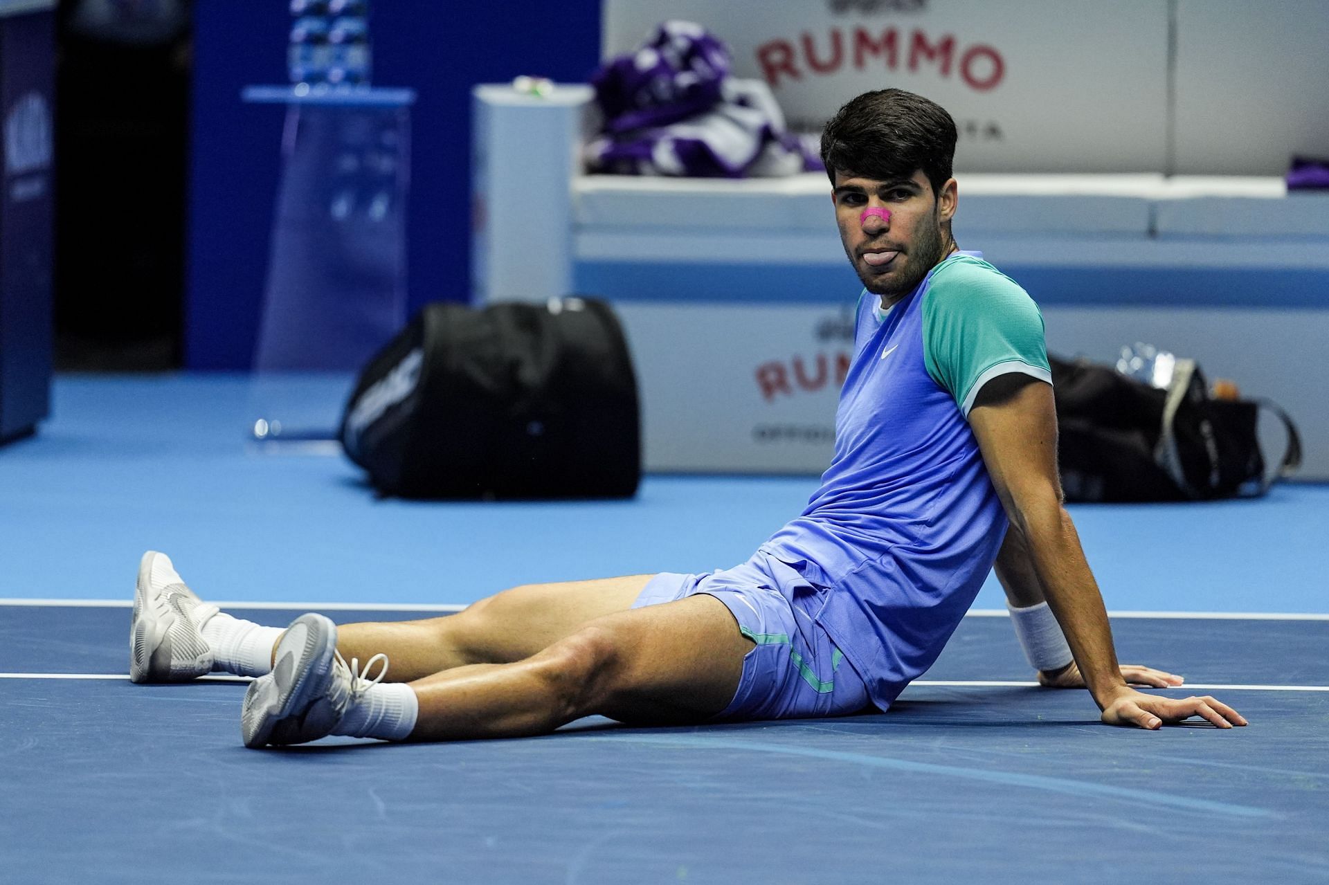 Carlos Alcaraz at the Nitto ATP Finals 2024 - Source: Getty