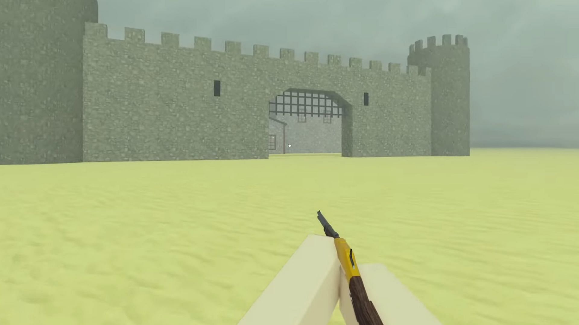 The Castle can be tricky to loot in Dead Rails (Image via Roblox)