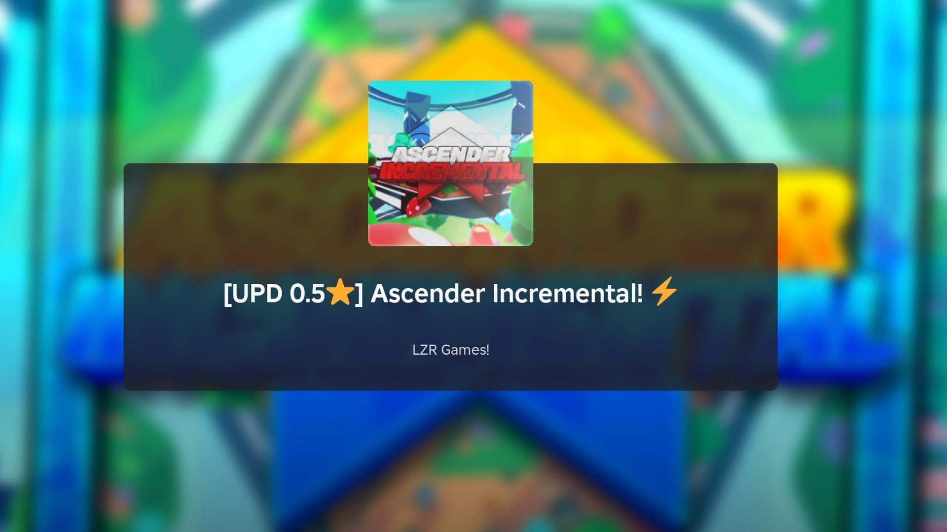 Ascender Incremental loading screen