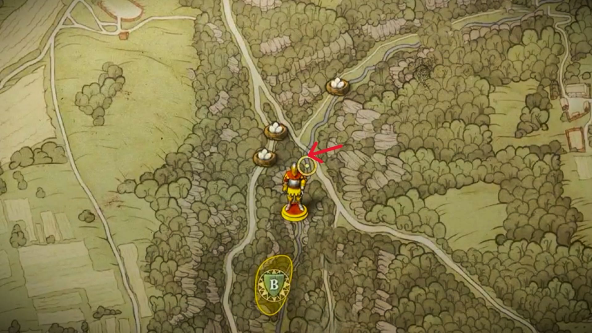 Canker camp location in Kingdom Come Deliverance 2 (Image via Deep Silver)