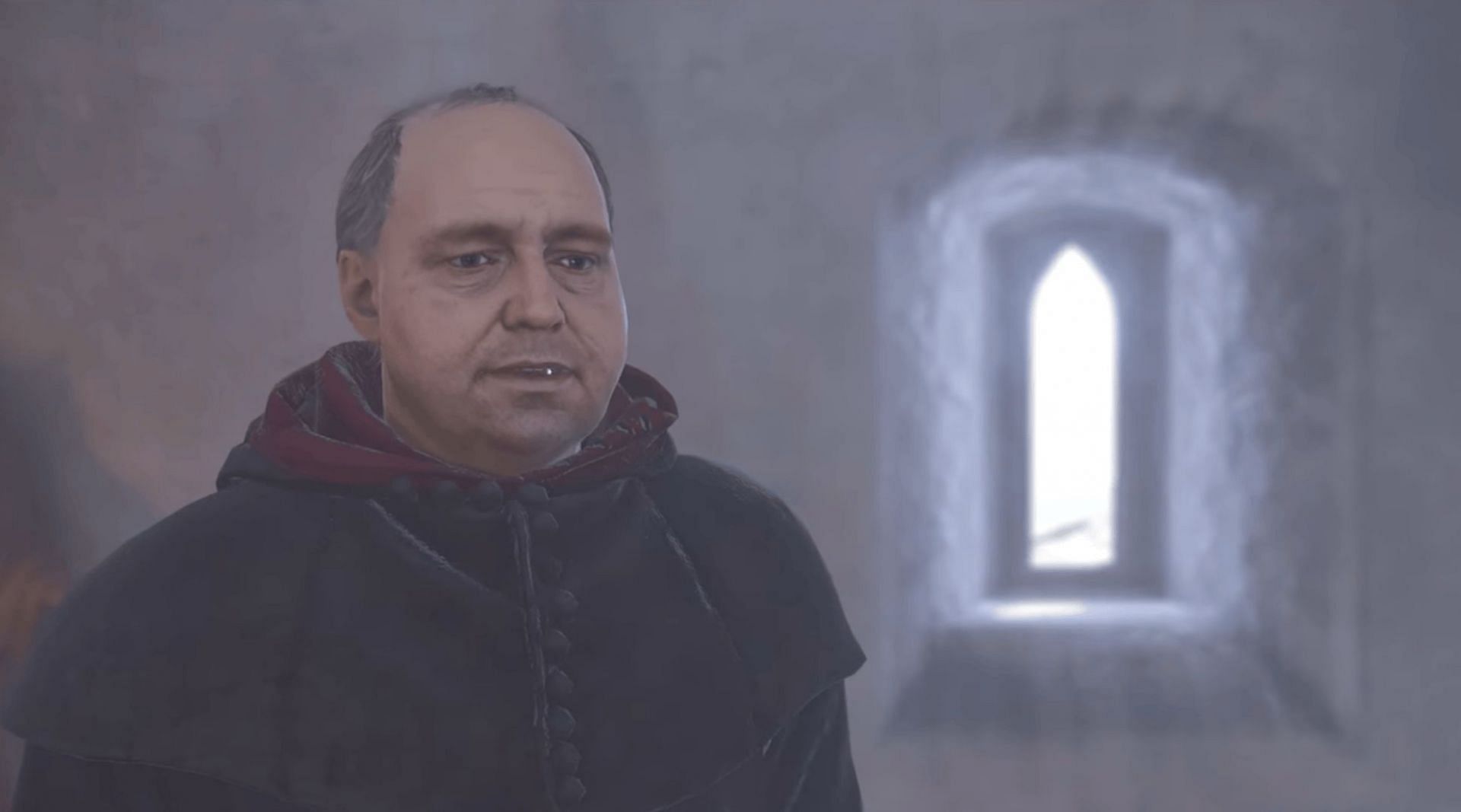 Talk to a priest to start the mission (Image via Deep Silver)