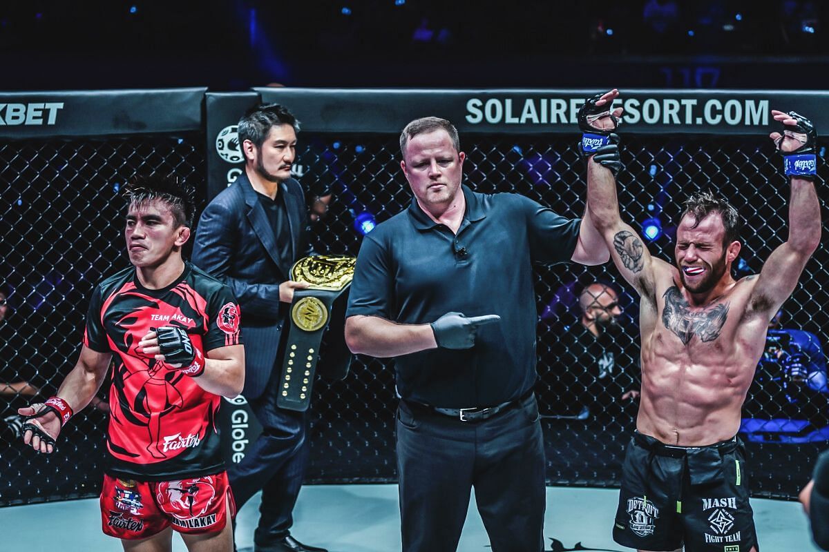 Joshua Pacio (left) and Jarred Brooks (right). [Photo from ONE Championship]