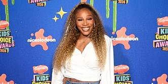 Serena Williams turns up the glamor in stylish all-pink ensemble at luncheon for breast cancer research