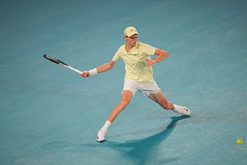 Jannik Sinner at the 2025 Australian Open - Source: Getty