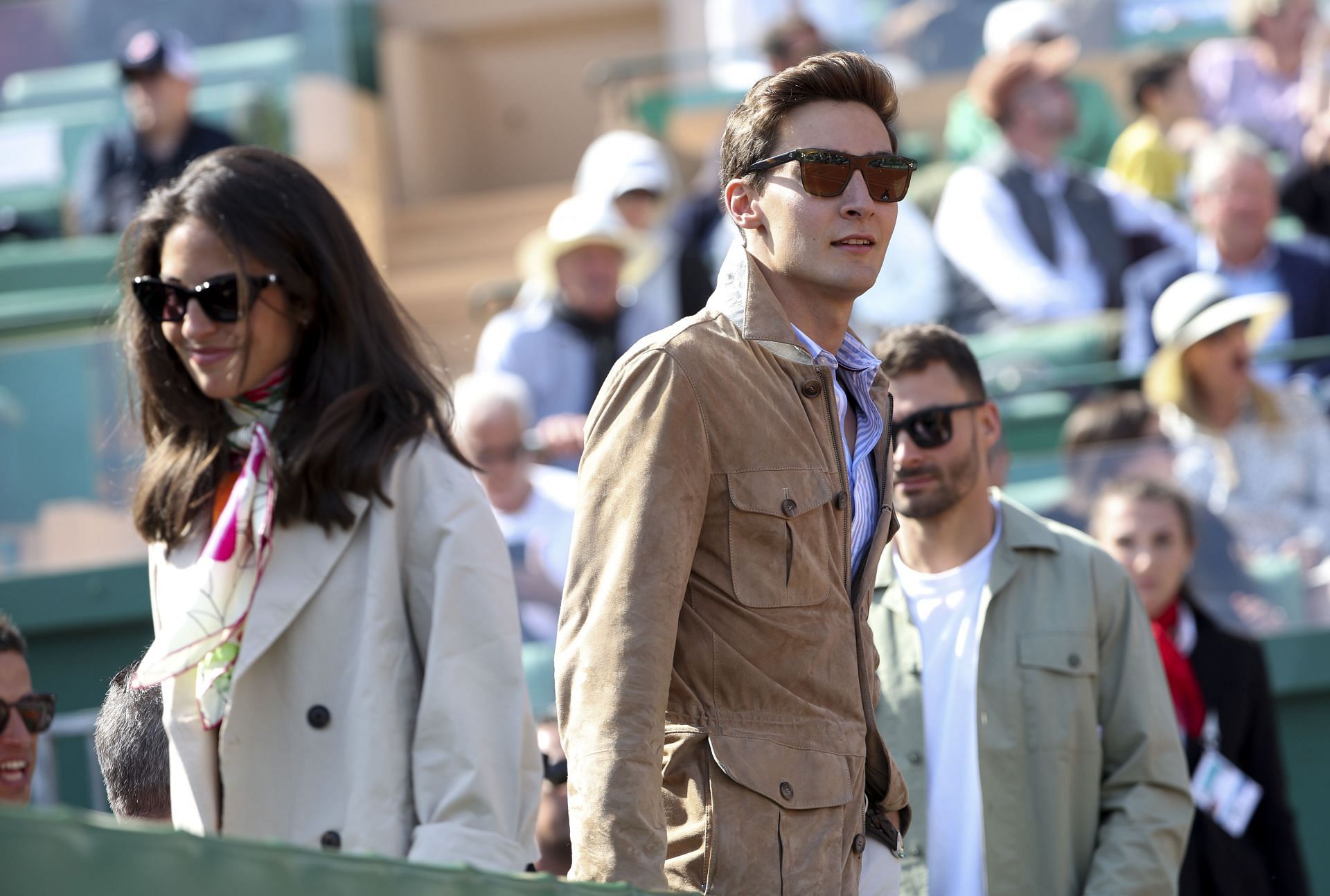 George Russell with his girlfriend (Image Getty)