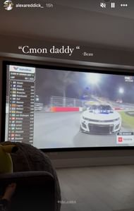 Tyler Reddick's wife Alexa's story of son Beau - Source: via @alexareddick_ on Instagram