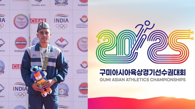 Sawan Barwal qualifies for Asian Athletics Championships with a gold in men's 10000m at National Games 2025