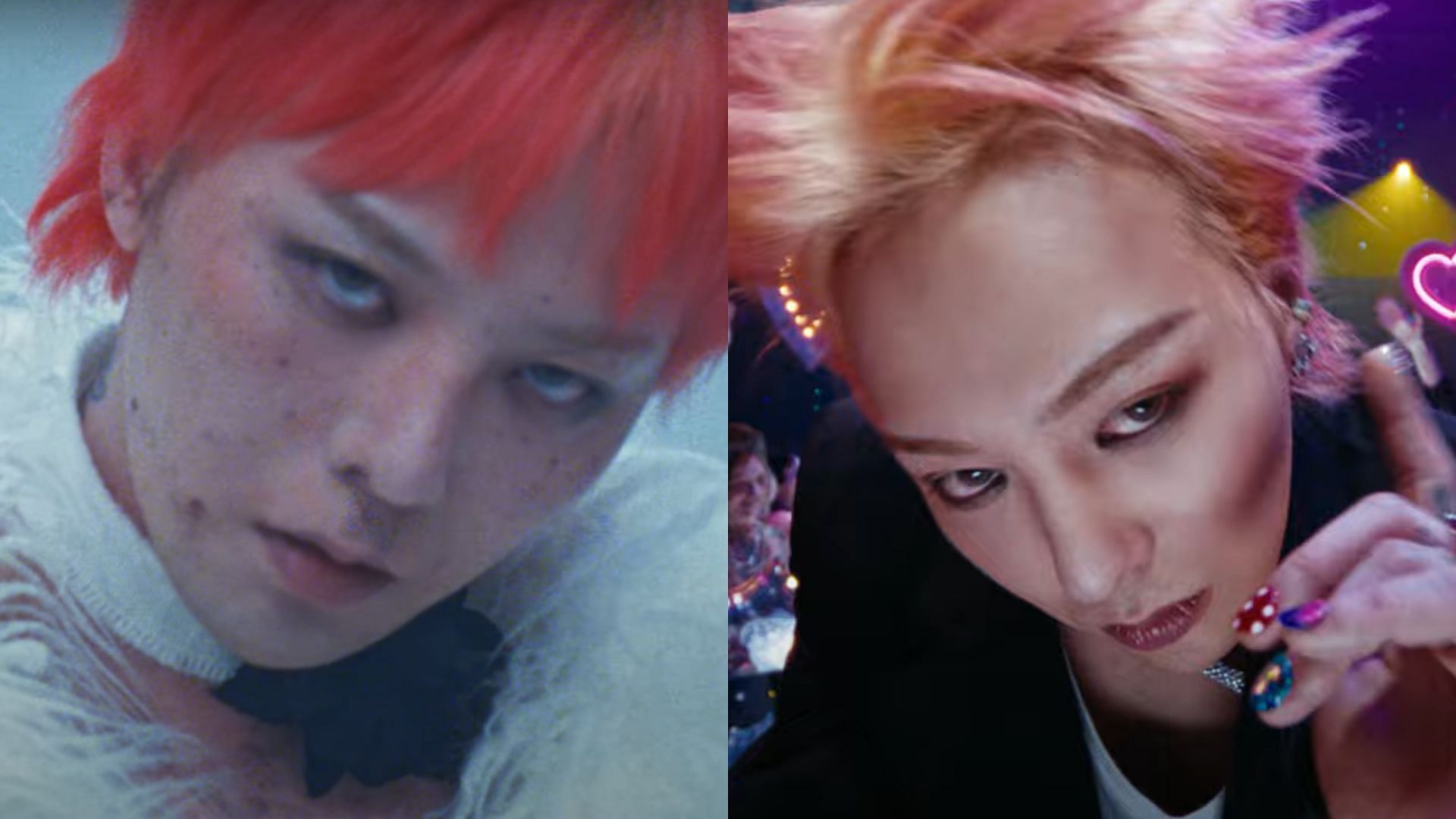 G-Dragon for DRAMA and TOO BAD (Image via YouTube/@xxxibgdrgn)