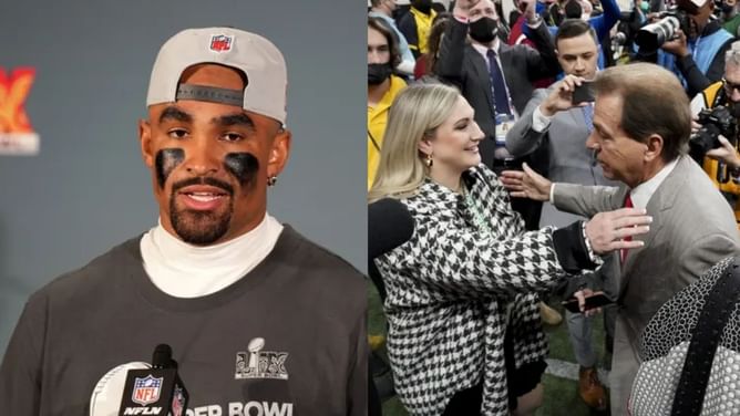 Nick Saban's daughter Kristen Saban drops 1-word message to define Jalen Hurts after Eagles beat Chiefs in Super Bowl clash
