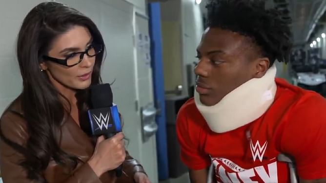 "They both hurt": IShowSpeed compares getting Speared by Bron Breakker at WWE Royal Rumble with getting RKO'd by Randy Orton earlier