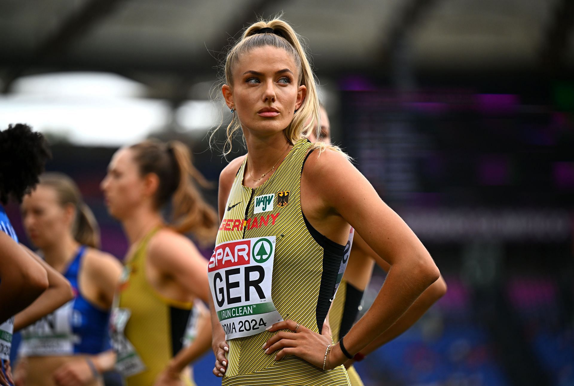 Alica Schmidt of Team Germany at the 26th European Athletics Championships - Rome 2024 in Rome, Italy. (Photo by Getty Images)