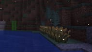 Firefly bush iwill generate firefly particles at night (Image via Sportskeeda Gaming || Mojang Studios)