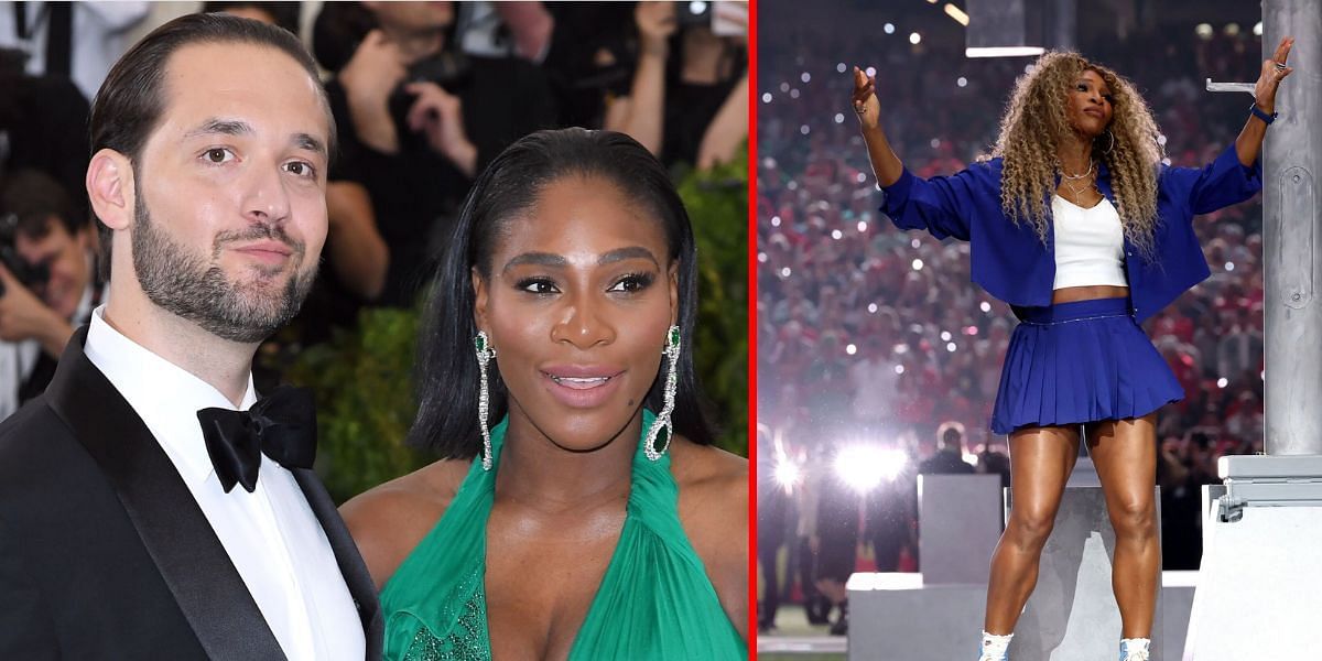 Serena Williams and Alexis Ohanian (Images via GETTY)