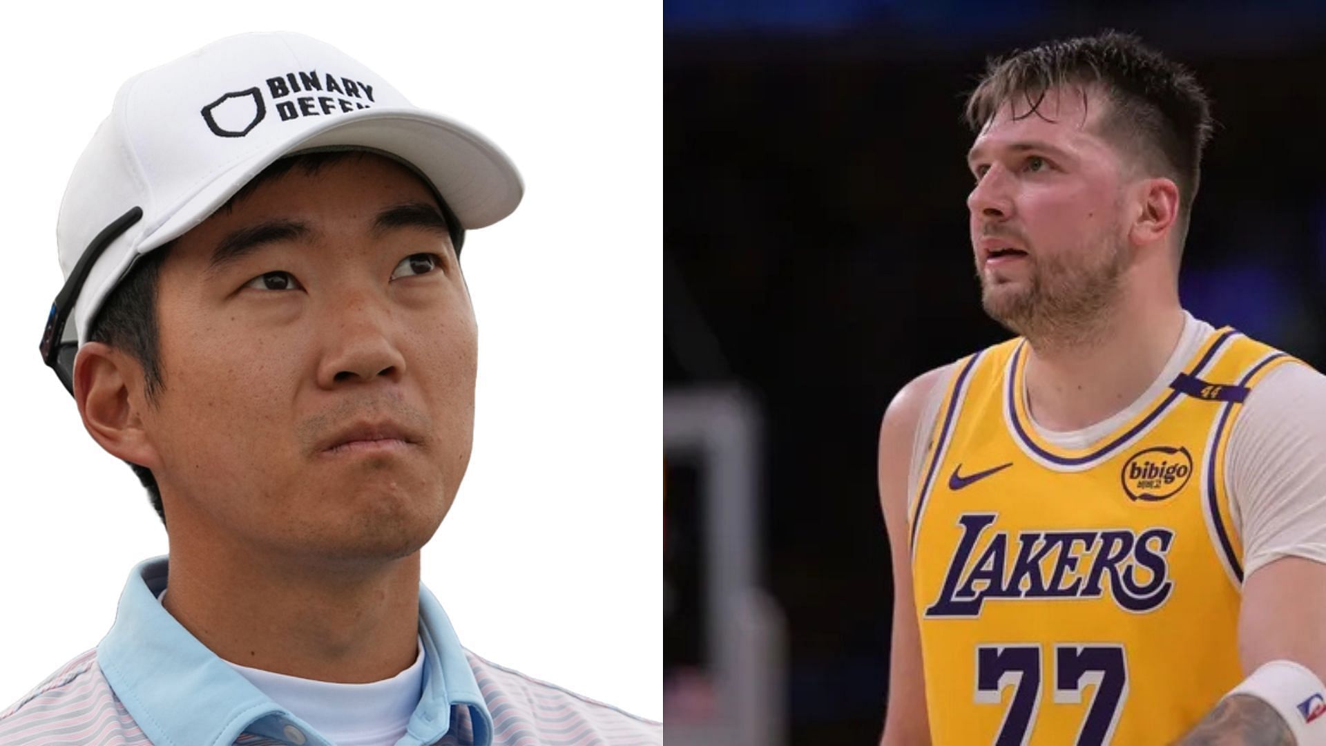 Michael Kim and Luka Doncic (Image via Imagn)