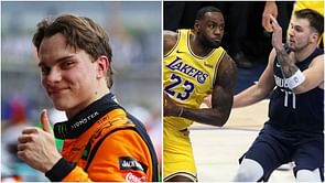 McLaren’s Oscar Piastri reacts to $75,000,000 NBA megastar Luka Doncic joining Lebron James at LA Lakers
