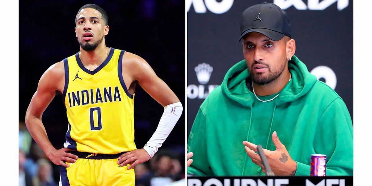 Tyrese Haliburton (L) and Nick Kyrgios (R) (Image Source: Getty)