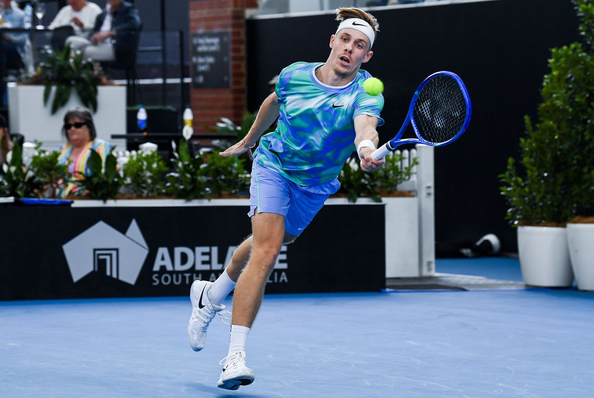 Denis Shapovalov in action at the Adelaide International (Image Source: Getty)