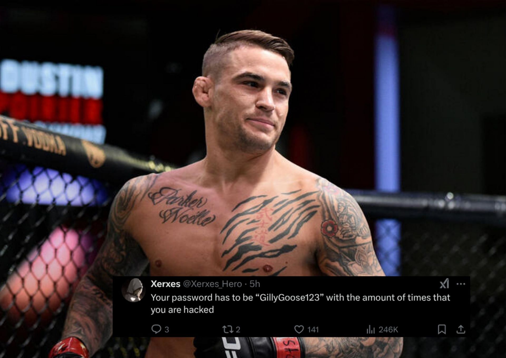 Dustin Poirier posted &quot;I back!!&quot; on X, prompting a wave of fan reactions [Image Courtesy: UFC.com; Screenshot courtesy: @DustinPoirier on X]