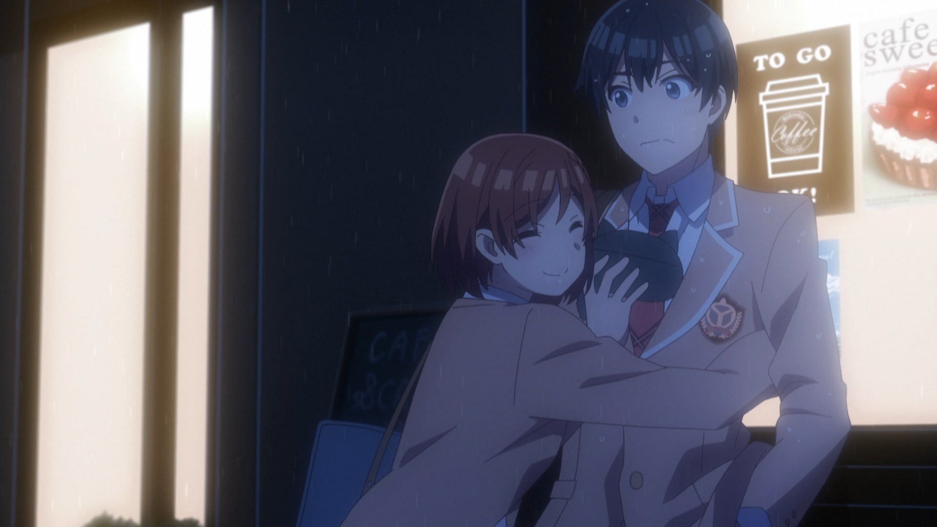 Akane and Saito in the episode (Image via Studio Gokumi and AXsiZ)