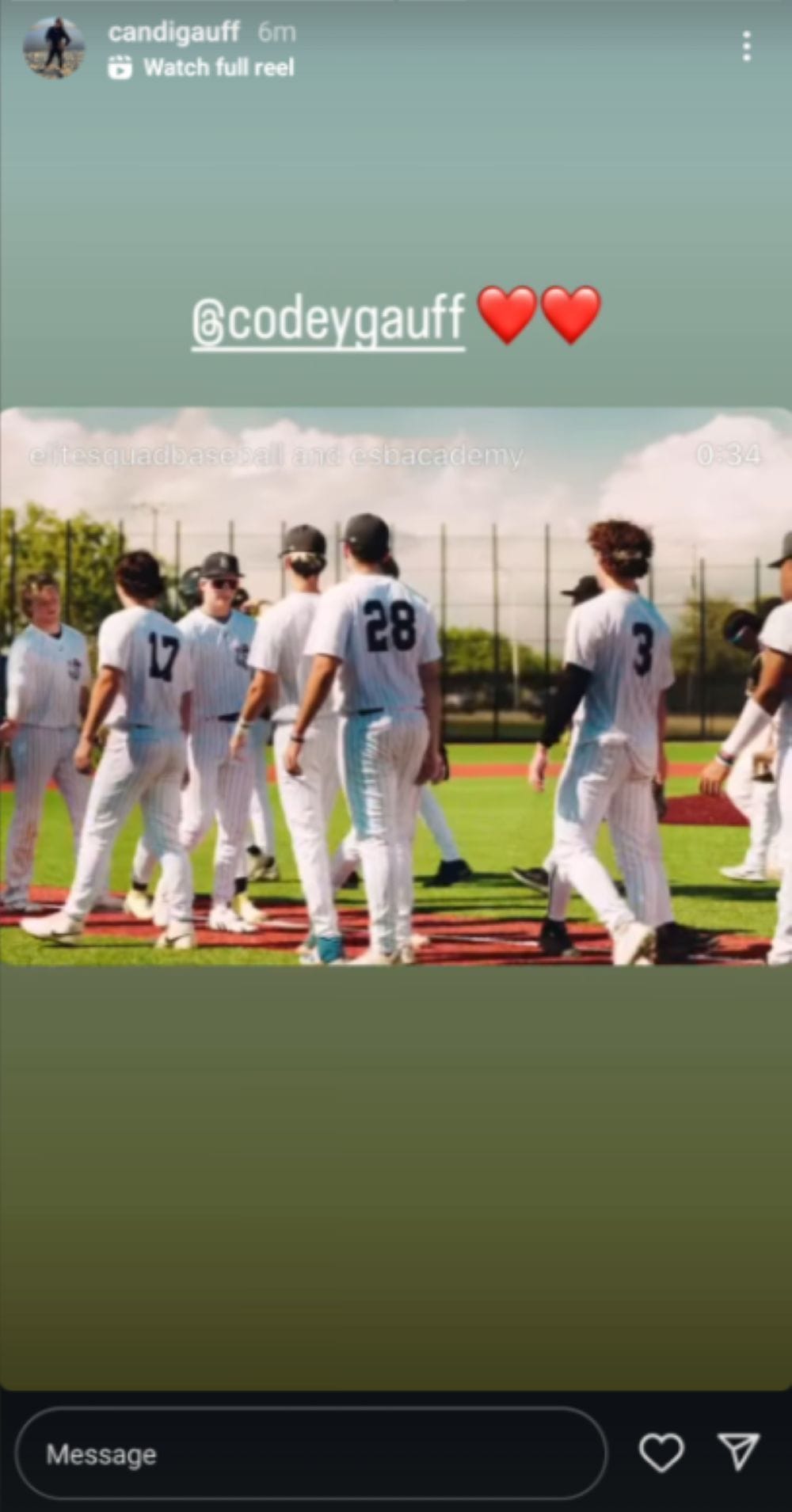 Coco Gauff's mom Candi sends love to her son Codey and his baseball ...