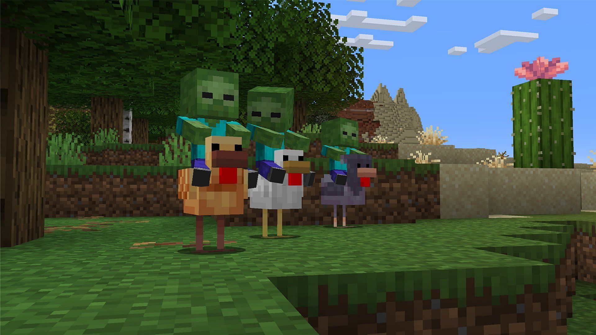 Chickens recently got new variants in Minecraft (Image via Mojang Studios)