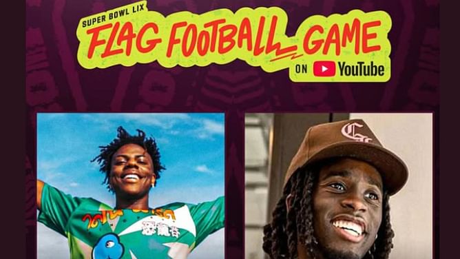 IShowSpeed challenges Kai Cenat to the upcoming flag football game organized by the NFL