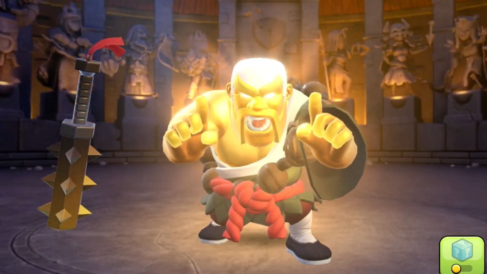 Barbarian King showing his strength (Image via Supercell)