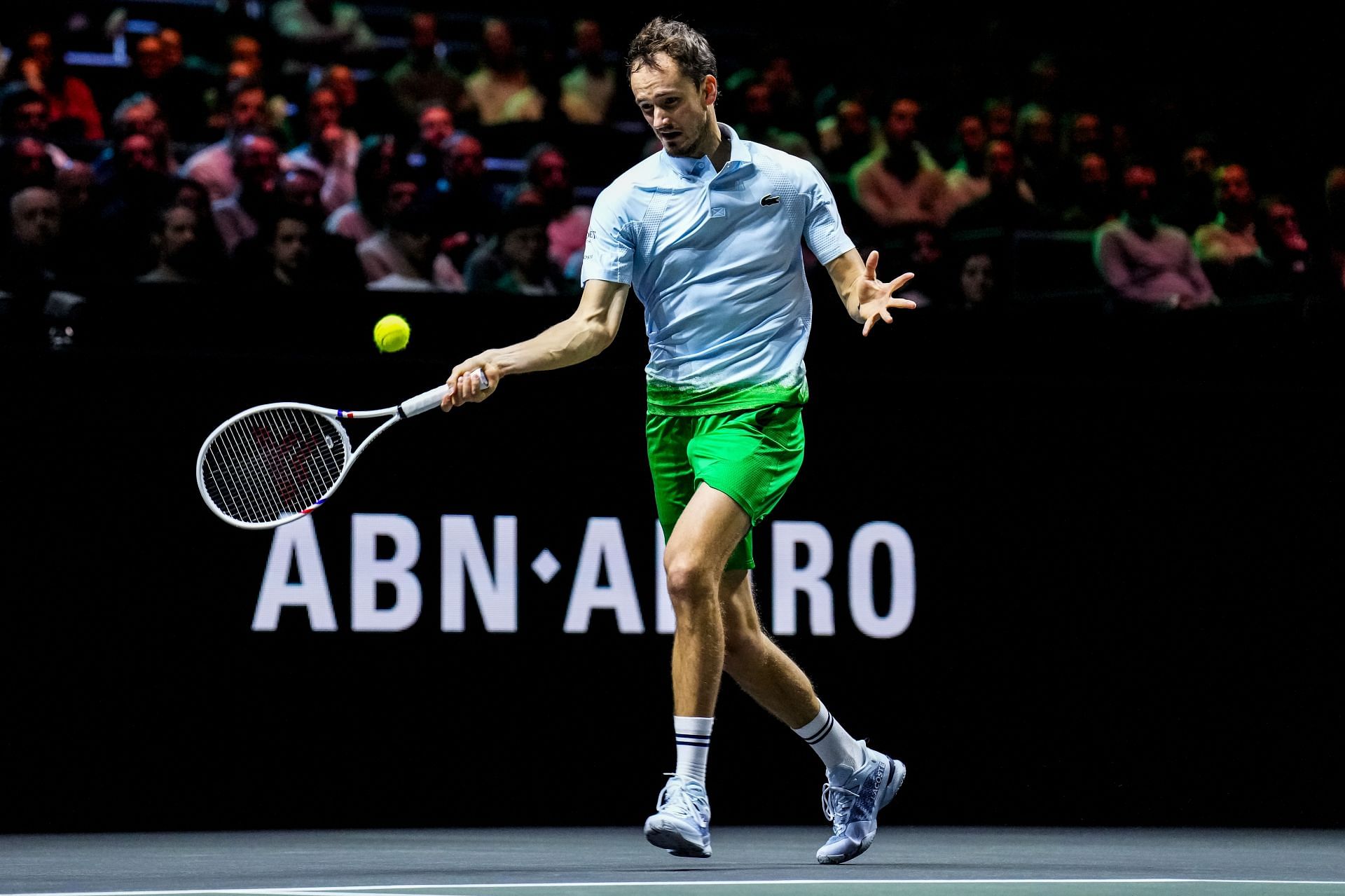 Daniil Medvedev in action at the ABN AMRO Open (Image Source: Getty)