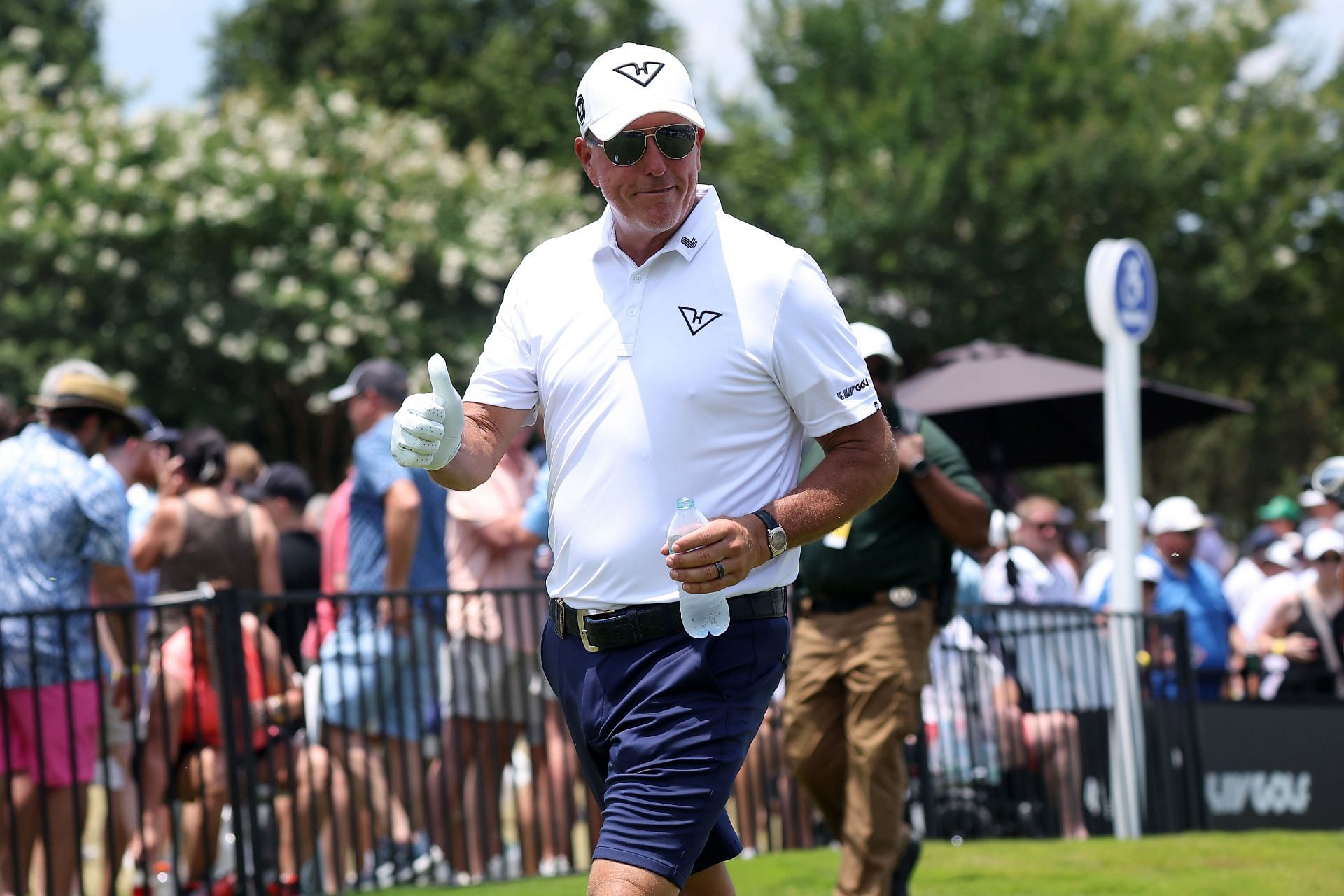 Phil Mickelson during the LIV Golf League Nashville 2024 (Image Source: Getty)