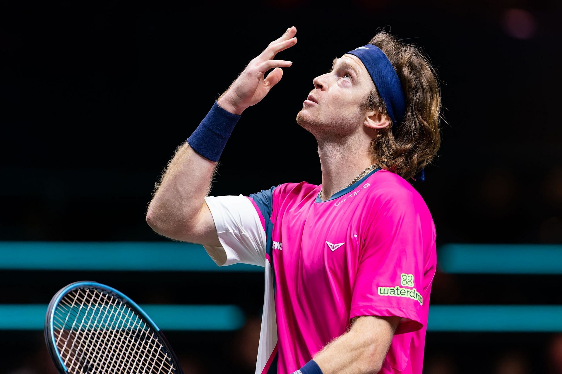 Andrey Rublev pictured at the 205 ABN AMRO Open in Rotterdam - Image Source: Getty