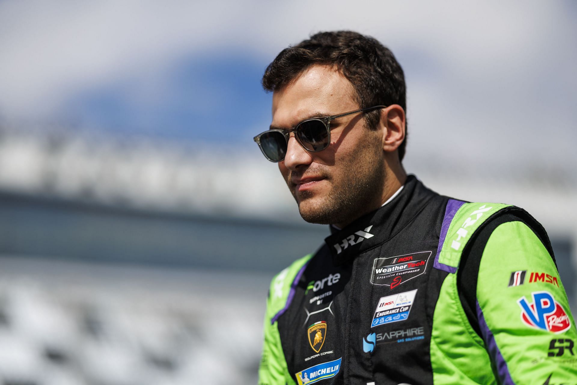 Devlin Defrancesco before the start of the Rolex 24 at Daytona International Speedway - Source: Getty