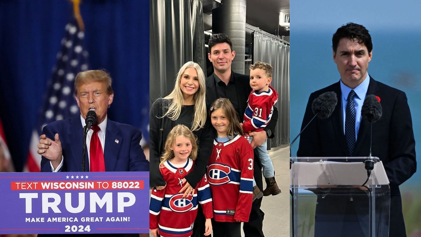 Carey Price&rsquo;s wife Angela makes her feelings known after Trump imposes tariffs on importing goods from Canada