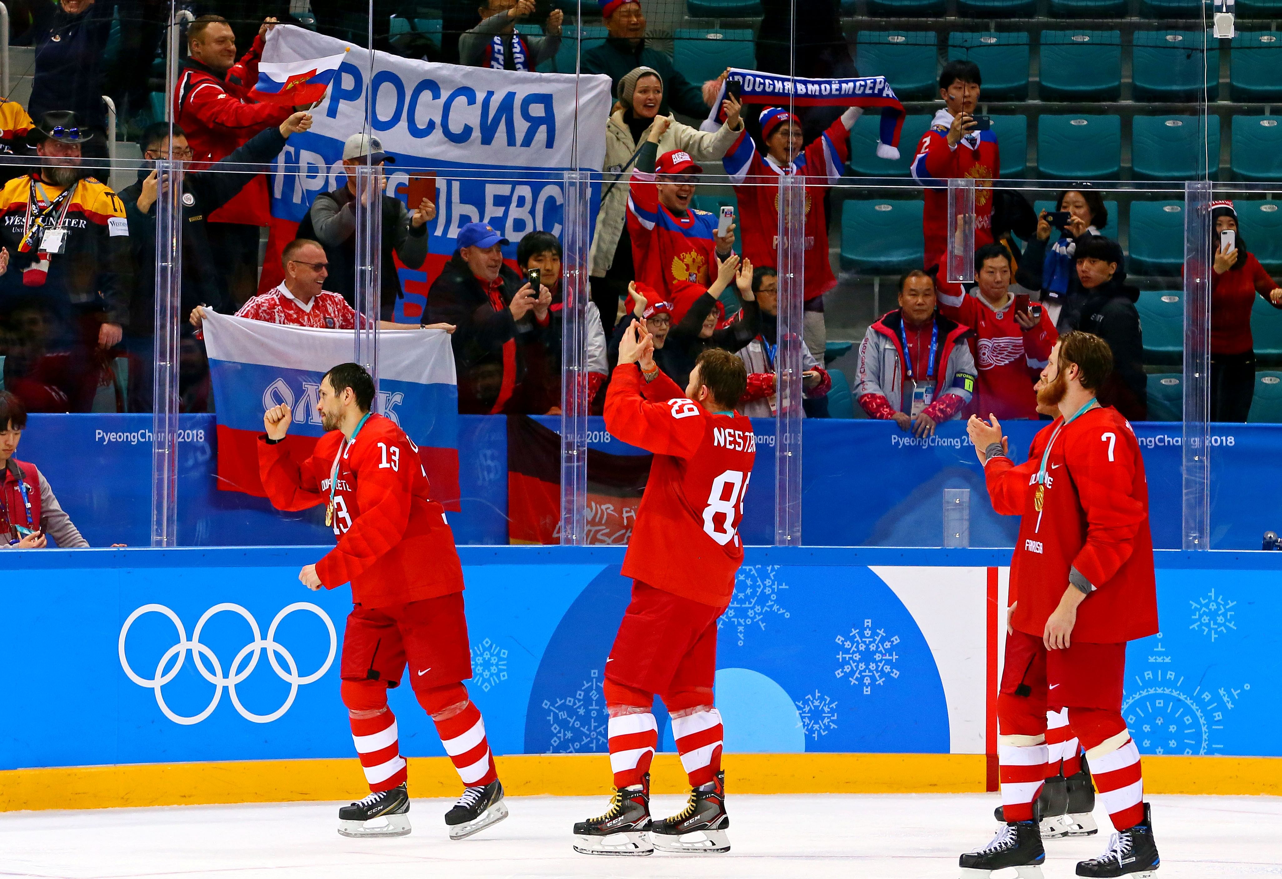 The country&#039;s national hockey team in 2018 (Imagn)