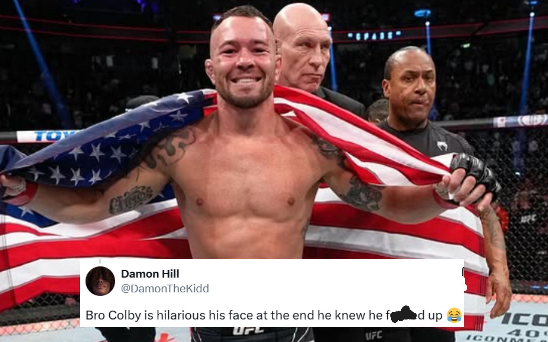 Colby Covington had an awkward slip of tongue in a recent social media stream. [Image courtesy: @colbycovington on Instagram]