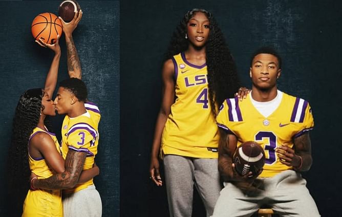 IN PICS: $1.5 million NIL-valued Flau'jae Johnson posts adorable snaps with BF Chris Hilton Jr ahead of her Valentine’s Day release