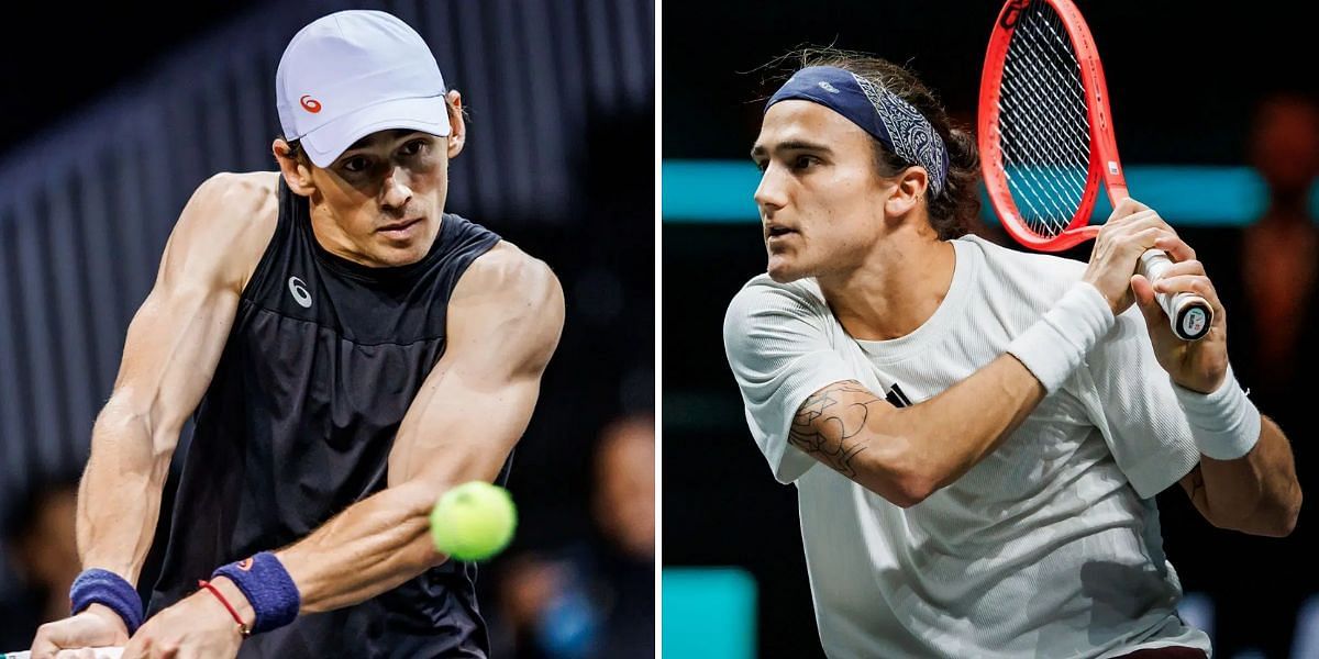 Alex de Minaur and Mattia Bellucci will meet for the first time. (Image credits: Getty)