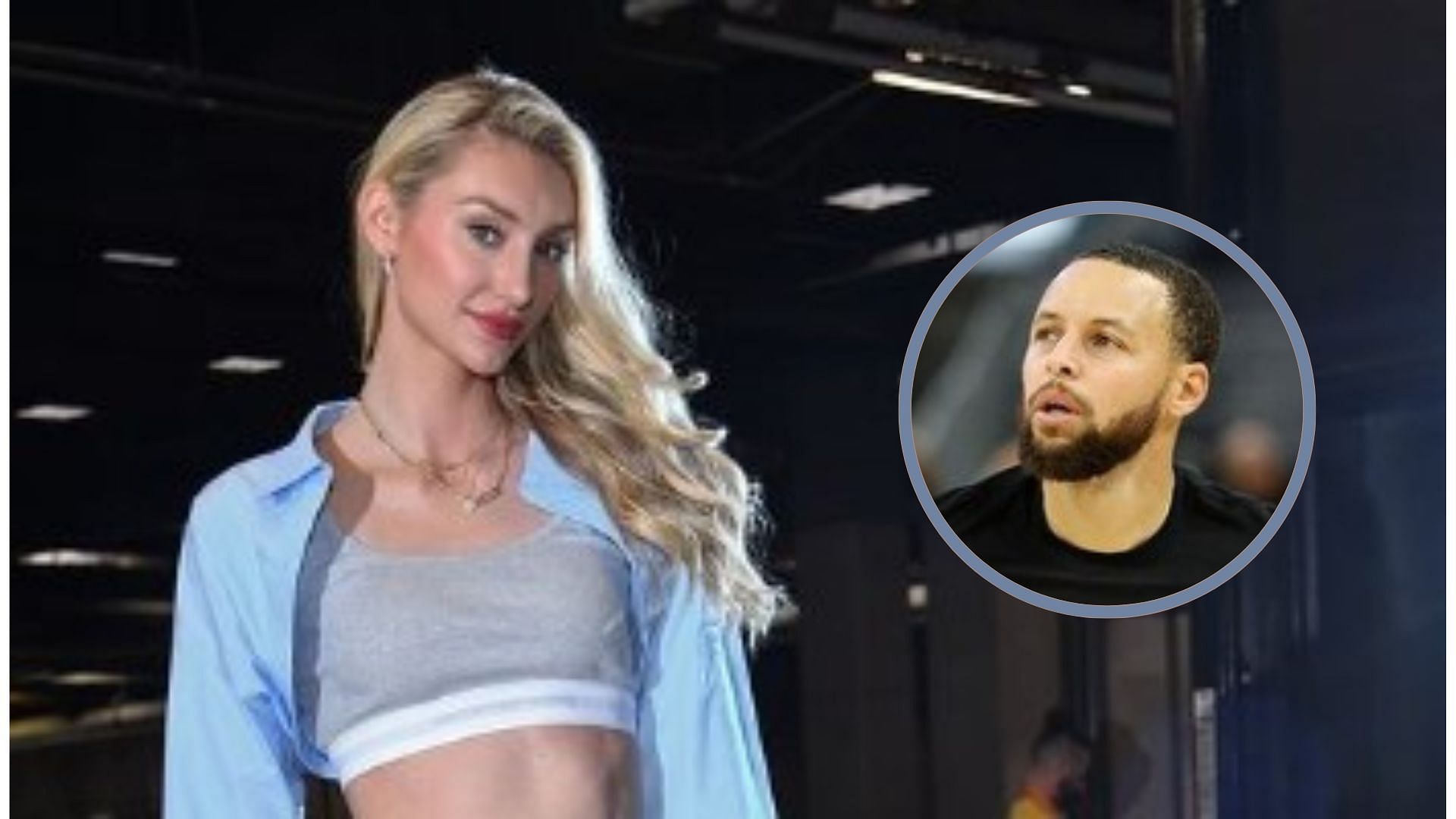 Cameron Brink pokes fun at Steph Curry over his viral &quot;chill guy&quot; meme. -- Photos from Cameron Brink and Steph Curry